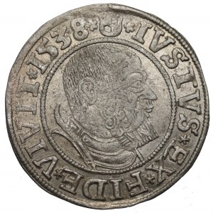 Kniežacie Prusko, Albrecht Hohenzollern, Grosz 1538, Königsberg