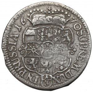 Nemecko, Prusko, Fridrich Viliam, 1/3 toliarov 1670