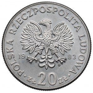 People's Republic of Poland, 20 zloty 1983 Nowotko