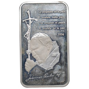 Kongo, 10 Franken, Johannes Paul II.