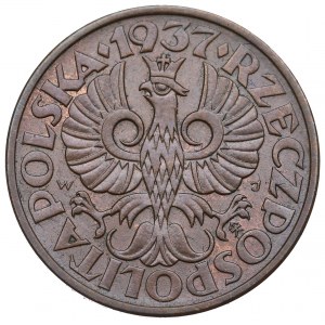 Second Republic, 2 pennies 1937