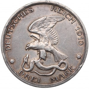 Germany, Preussen, 2 mark 1913 - 100 years of the victory over Napoleon