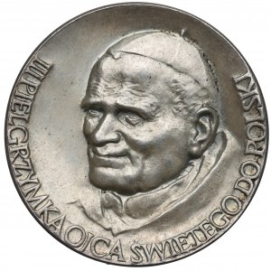 III RP, medaila pripomínajúca 3. púť Jána Pavla II.