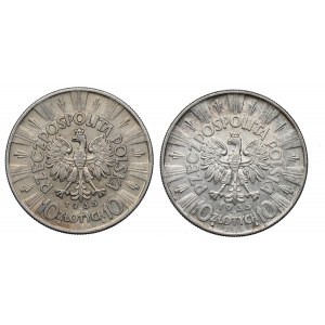 Second Republic, Set of 10 Gold 1935 Pilsudski