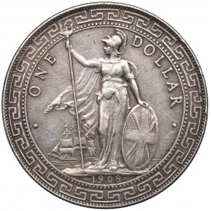Wielka Brytania, 1 dolar 1911 (Brytyjski dolar handlowy)