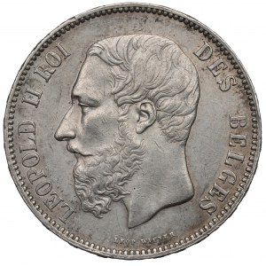 Belgia, 5 franków 1873