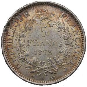 France, 5 francs 1873