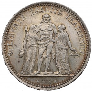 France, 5 francs 1873