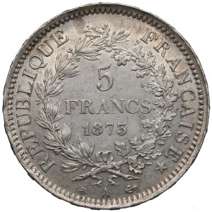 Francja, 5 franków 1873