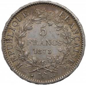 Francúzsko, 5 frankov 1873