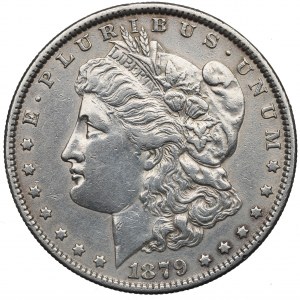 USA, dolár 1879 Morgan Dollar