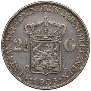 Holandsko, 2-1/2 guldenov 1933