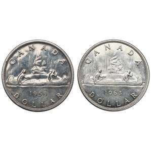 Canada, Lot of dollars 1959-63