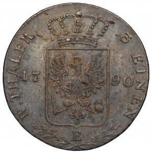 Německo, Prusko, Friedrich Wilhelm II, 1/3 tolaru 1790 E, Königsberg