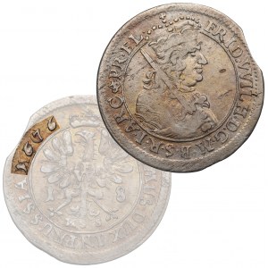 Ducal Prussia, Frederick, Ort 1676, Königsberg - punctures