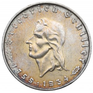 Niemcy, III Rzesza, 2 marki 1934 Schiller