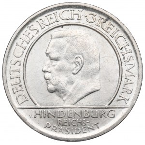 Nemecko, Weimarská republika, 3 známky 1929 F