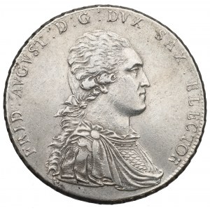 Nemecko, Sasko, Frederick August, Thaler 1791