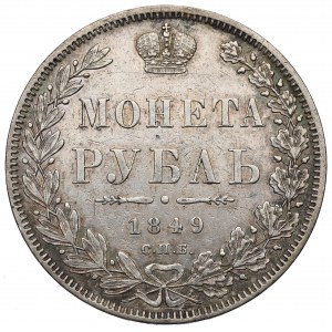 Russland, Nikolaus I., Rubel 1849 ПА