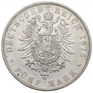 Germany, Baden, 5 mark 1875