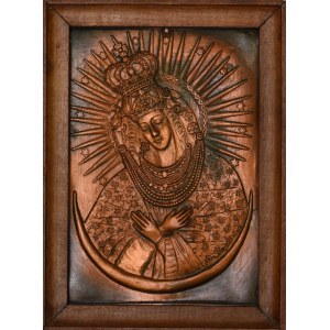 Plaketa s motívom Panny Márie Jitřnej brány - Veritas