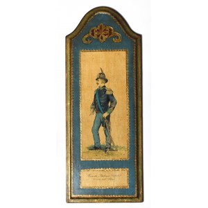Italy, Set of wooden boards with images of soldiers - 1960s FOMERZ