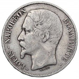 France, 5 francs 1852