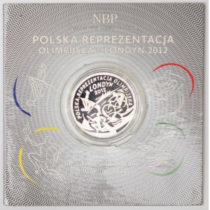 III RP, 10 PLN 2012 Polský olympijský tým Londýn 2012