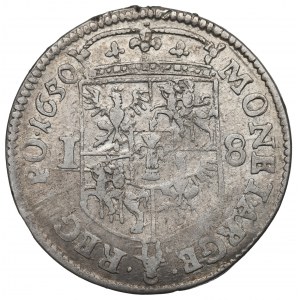 John II Casimir, 18 groschen 1650, Fraustadt