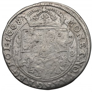 John II Casimir, 18 groschen 1668, Bromberg