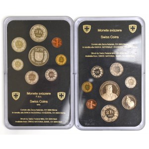 Switzerland, 2 x mint set
