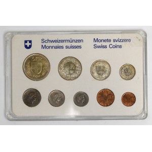 Švajčiarsko, 3 x mincová sada