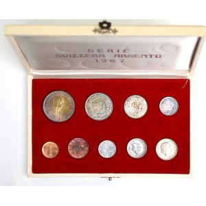 Švajčiarsko, mincová sada 1986