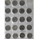 PRL, Cluster von geprägten Münzen (163 Exemplare)