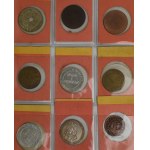 Set of coins and medals