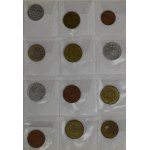 Set of coins and medals