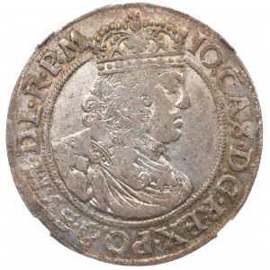 Jan II Kazimierz, Ort 1658, Krakau - NGC AU Details