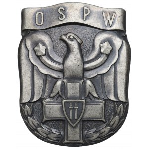 PRL, Odznaka absolwencka wz.1947 Oficerska Szkoła Polityczno-Wychowawcza, Łódź - rzadkość KONTRA OSK