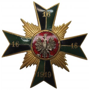 II RP, Odznak 16. poľného delostreleckého pluku, Grudziądz -.