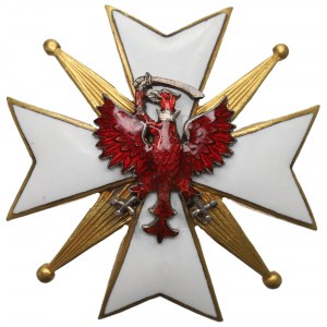 II RP, dôstojnícky odznak 64. pomoranského murmanského streleckého pluku, Grudziadz
