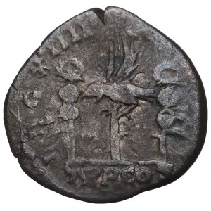 Římská říše, Septimius Severus, denár - Legie XIIII