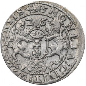Zygmunt III Waza, Ort 1625/6, Gdańsk - ex Pączkowski przebitka daty
