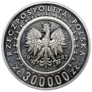 III RP, 300.000 złotych 1993 Zamek w Łańcucie