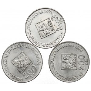 PRL, sada strieborných mincí XXX rokov PRL