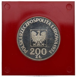 PRL, 200 złotych 1974 XXX Lat PRL - lustrzanka