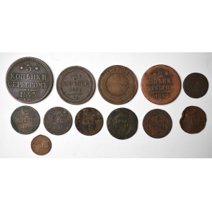 Russia, Copper coin set