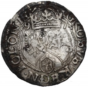 Žigmund III Vaza, penny 1597 Lublin - portrét RARE