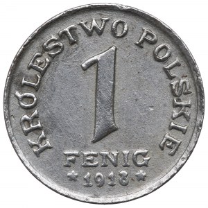Kingdom of Poland, 1 fenig 1918