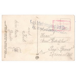 Przemyśl postcard Fort X - feldpost, 1916.