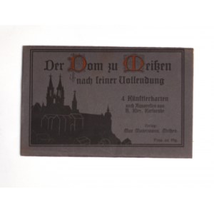 Nemecko, súbor pohľadníc Fara v Meissene vo vyhradenej obálke, začiatok 20. storočia.